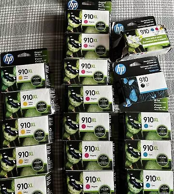 Lot Of HP 910 & 910XL Ink Cartridges-Black Cyan Magenta And Yellow • $200