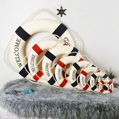 Welcome Aboard - Nautical Decorative Life Ring Buoy - Home Wall Decor - • £3.67