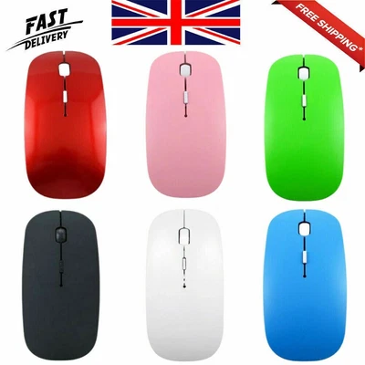 £1.49 • Buy 2.4 GHz Wireless Cordless Mouse Mice Scroll Optical For PC Computer Laptop + USB