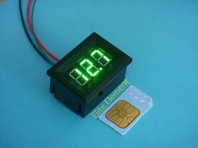 Mini Green LED DC 0-100℃ Digital Thermometer Temperature Meter With Probe • $13