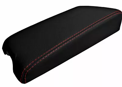 Console Lid Armrest Cover Leather For Infiniti G35 Coupe 2002-2007 Red Stitch • $35.99