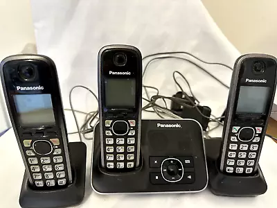 Panasonic KX-TG6621E Cordless Phone With Answering Machine & 2 Extra Handsets • £14.99