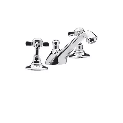 Nuie Beaumont Traditional Chrome 3 Hole Basin Tap • £102.04