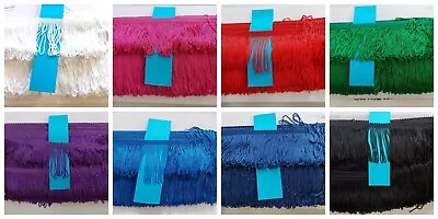 Fringe Loop Edging Trim 6.5cm/2.5  Drop Costume 8 Colours Sold Per Metre • £2.95