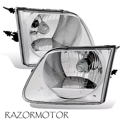 97-03/02 Replacement Headlight For Ford F150 Lightning SVT/Expedition Pair +Bulb • $55.96