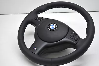 BMW E39 E46 M Sport Steering Wheel With M Color Stitches • $400