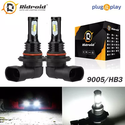 RIDROID 9145 9140 H10 LED Fog Lights Bulbs For Ford F150 2004-2021 Super Bright • $11.98