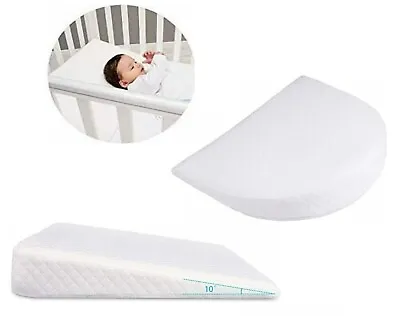 Baby Wedge Pillow Anti Reflux Colic Cushion Pram Crib Cot Flat All Shape & Sizes • £12.99