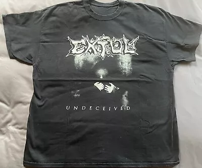 Extol Undeceived Xl Black Death Metal Shirt Believer Mortification Zao Sacrifice • $14