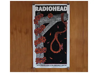 Radiohead LTD Edition Hand Screen Printed Gig Poster • £30
