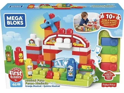 Mega Bloks GCT50 - Musikspaß-Bauernhof Mit 46 Teilen Ab 1 Jahr • £26