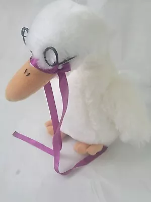 Madame Alexander Mother Goose Bird White Fuzzy 2000 Plush Stuffed Animal 11  • $27.34