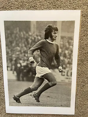 £2.99 • Buy Laminated Iconic Picture The Late Great George Best Man Utd Good Condition