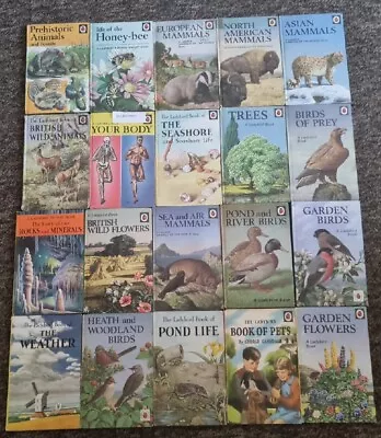 20 Vintage Ladybird Matt Books Nature Series 536 691 651 Good Condition B5 • £75