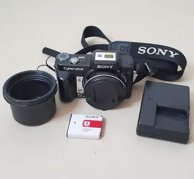 Sony CyberShot DSC-H10 8.1MP Digital Camera Charger Accessories Tested Works • $69.50