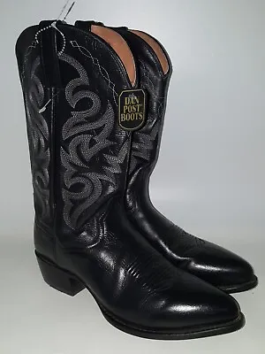 Dan Post Men's Boots Milwaukee Black Leather Mens' Size 10D • $76.49