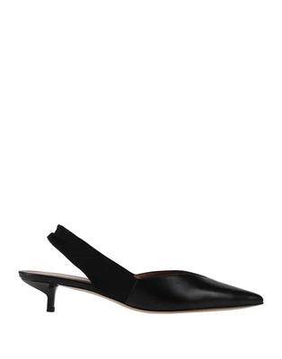 £29.99 • Buy RRP €325 EMPORIO ARMANI Leather Slingback Shoes US4 EU35 UK2 Geometric Heel