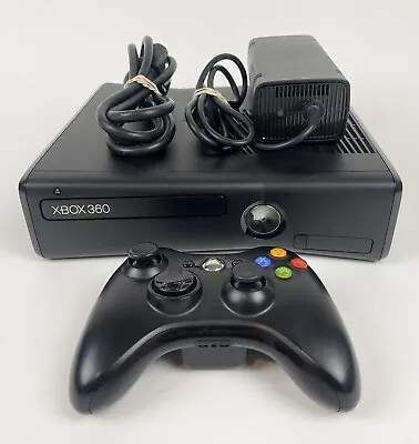 $84.99 • Buy Microsoft Xbox 360 S 250GB Model 1439 Slim Console W/ Controller & Power Cables