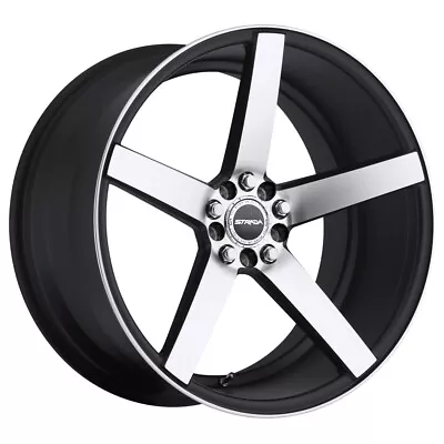 Strada S35 Perfetto 17x7.5 4x100/4x4.5  +35mm Black/Machined Wheel Rim 17  Inch • $179.80