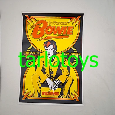 $19.99 • Buy DAVID BOWIE - Memphis, Us - 30 June 1974  Concert Poster