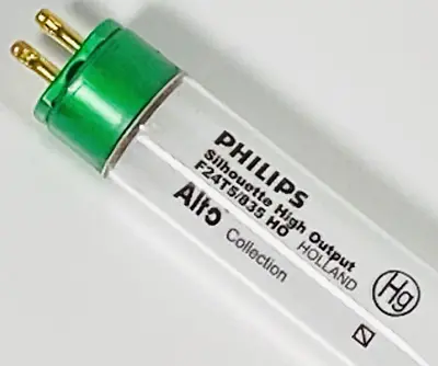 NEW! Philips F24T5/835/HO/ALTO Mini BiPin 24W 3500K 22  Fluorescent Tube 29020-5 • $11.95
