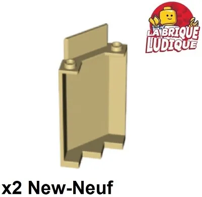 LEGO 2x Panel 3x3x6 Corner Wall Rampart Beige/Tan 87421 New • $3.08