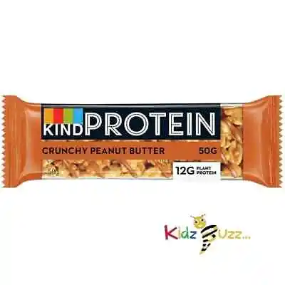 KIND Protein Crunchy Peanut Butter Snack Bar - 50g Yummy Bars • £13.15