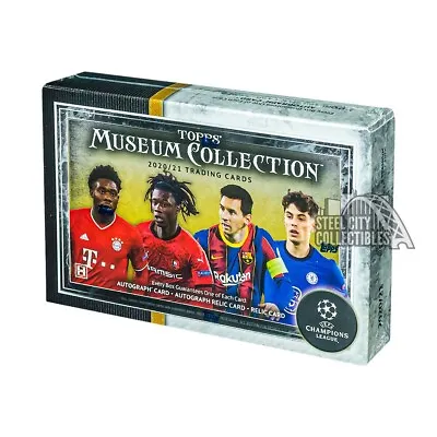 2020-21 Topps Museum Collection UEFA Champions League Soccer Hobby Box • $439.95
