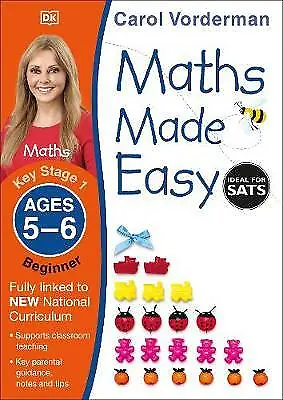£4.90 • Buy Maths Made Easy Beginner Ages 56 Key By Carol Vorderman  NEW Book