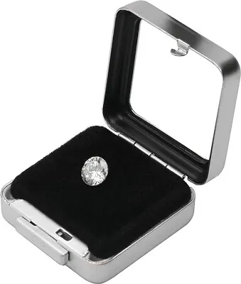 Diamond Or Gemstone Display Metal / Glass Box ( 10 Units ) SHIPS UPS NYC • $60