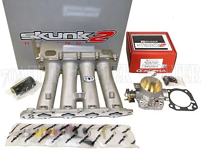 Skunk2 Ultra Street Intake Manifold + 70mm Throttle Body For B16A B17A B18C • $526.88