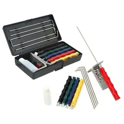 Knife Sharpener Deluxe 5 Whetstones Set Sharpening System For Lansky Deluxe Tool • £23.99