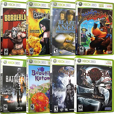 Replacement Xbox 360 B Covers & Cases New NO GAME OR MANUAL!!! • $9.75