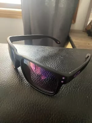 Oakley Holbrook Polarised Sunglasses Brand NewSee Through Smoke Grey In Colour • $90