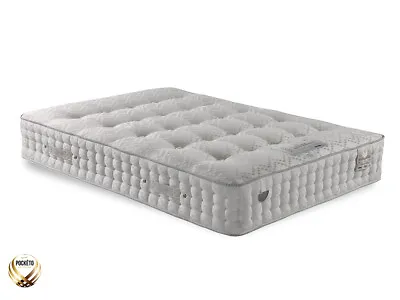 4000 Pocket Sprung Latex Foam Sareer Pocketo Mattress 3ft 4ft 4ft6 5ft 6ft • £519.99