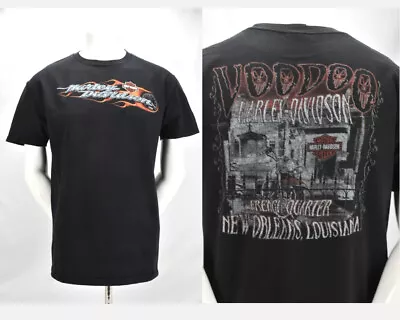 VOODOO HARLEY DAVIDSON New Orleans LA Tee Shirt Large • $39.95