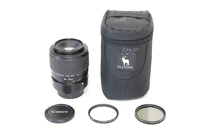 Canon MP-E 65mm F/2.8 1-5x Macro Lens EX+ EF EOS DIGITAL L 100mm +BONUS UV & CPL • $857.11