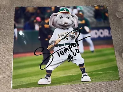 Oakland A’s Stomper Mascot Signed 8x10 Photo D • $19.99