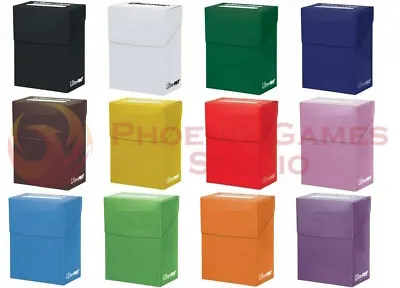 Ultra Pro Deck Box Trading Card Storage Case Holds 80 Cards Pokemon Yugioh MTG • £5.45