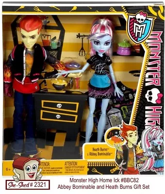 Monster High Heath Burns Abbey Bominable Home Ick BBC82 MH 2013 Mattel NIB • $79.95