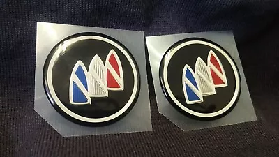 SET OF 2 - NOS OEM Buick Tri-Shield Emblems - Flexible - Stick Anywhere • $28