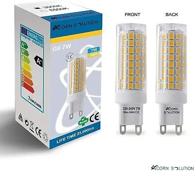 G9 LED 7W Light Bulb Warm White Replacement For G9 Halogen Capsule Bulbs • £3.59