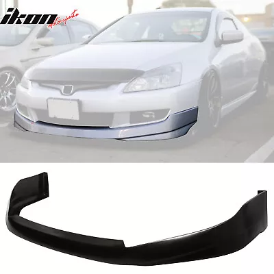 Fits 03-05 Honda Accord 2DR Coupe HFP Style PU Front Bumper Lip Spoiler Splitter • $179.99