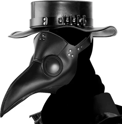 £12.33 • Buy Hukermoon Plague Doctors Mask Retro Steampunk Faux Leather Bird Mask Gothic C