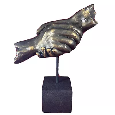 Vitruvian Collection TMS Inc Hands Shaking Grasping Sculpture Statue Mid Century • $39.99