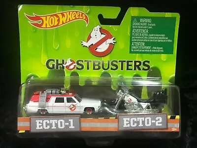 2016 Hot Wheels Ghostbusters Ecto-1 & Ecto-2  • $40