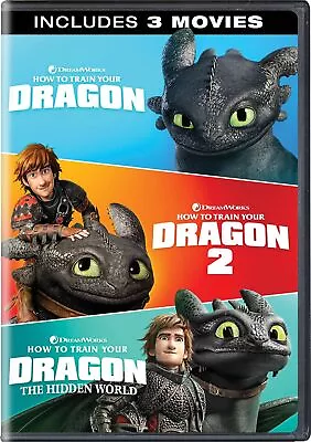 How To Train Your Dragon 3-Movie Collection DVD Jay Baruchel NEW • $9.99