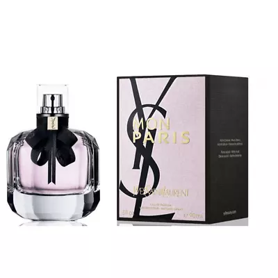 Yves Saint Laurent Mon Paris 90ml Edp Spray For Her - New Boxed & Sealed - Uk • £104.95