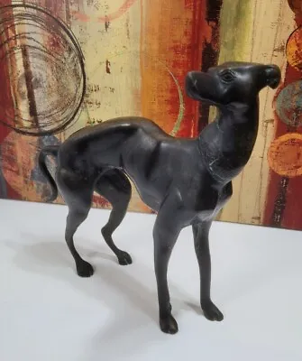 £99.85 • Buy Vtg. Brass Bronze Greyhound Whippet Dog Sculpture Figurine 14  Tall 8.2 Lbs