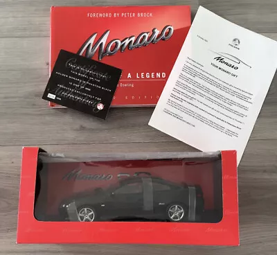 $700 • Buy 1:18 Cv8 Monaro Employee Black Limited Edition & Monaro Hard Cover Book